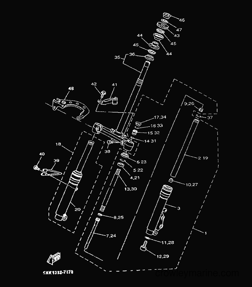Yamaha Motors YN50 (5MR3) [010] - FRONT FORK