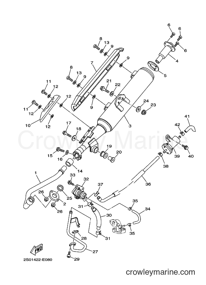2006 Scooter T110SEC - T110SEC (4B21) [010] - EXHAUST