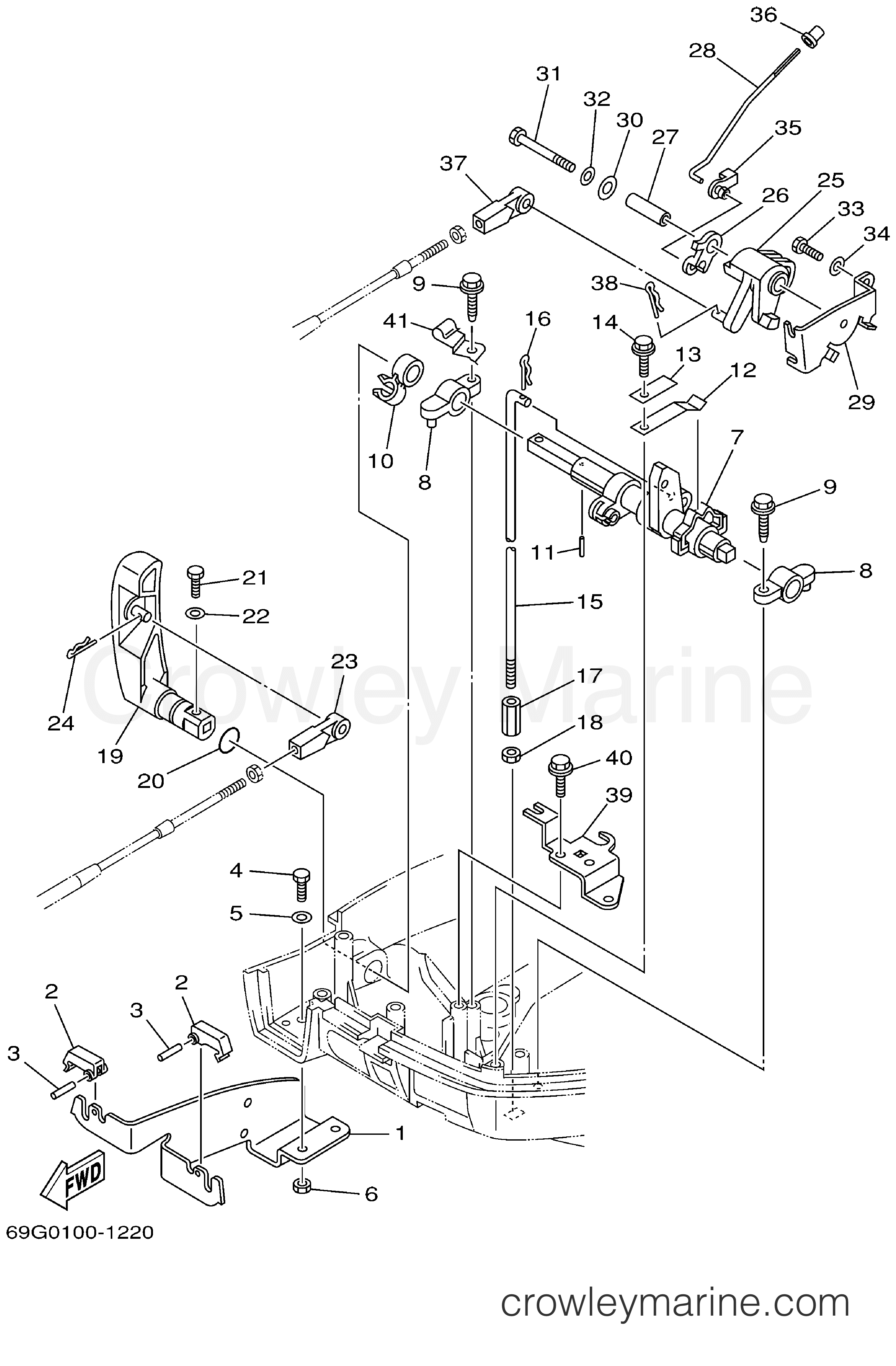 Yamaha Motors T8PLHA - CONTROL 2 (FOR PR)
