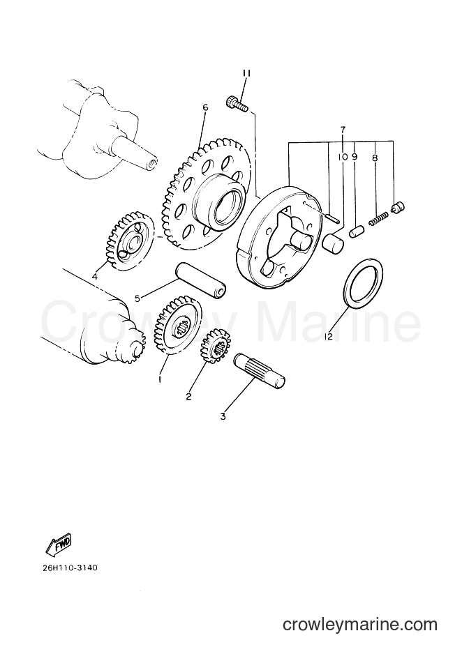 Yamaha Motors VMX12 (4C45) [010] - STARTER CLUTCH