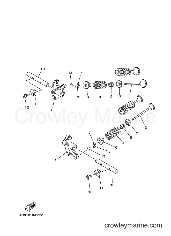 Yamaha Motors YP250 (4D96) [010] - VALVE