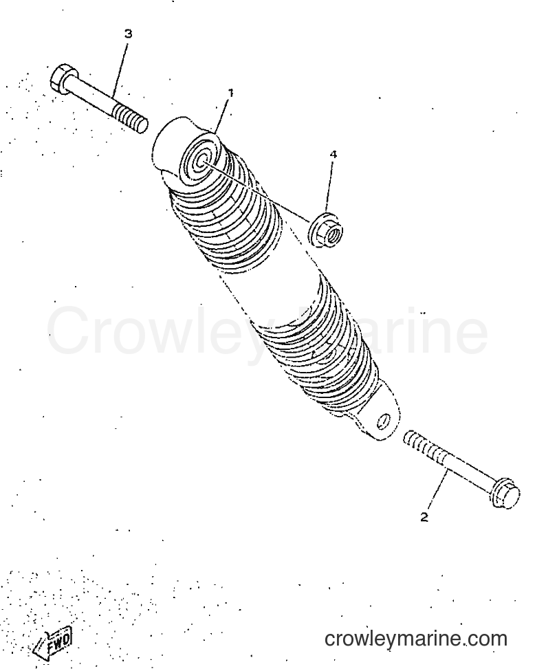 1998 Scooter YN50 - YN50 (5BV1) [010] - REAR SUSPENSION