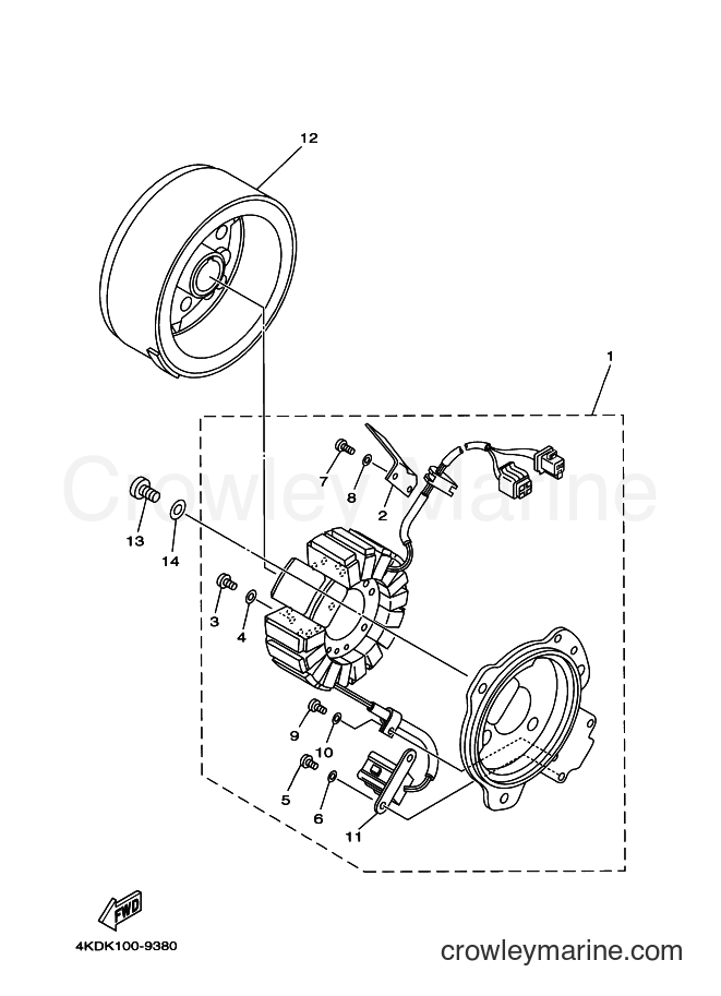 Yamaha Motors YFB250FW (4KDM) [020] - GENERATOR