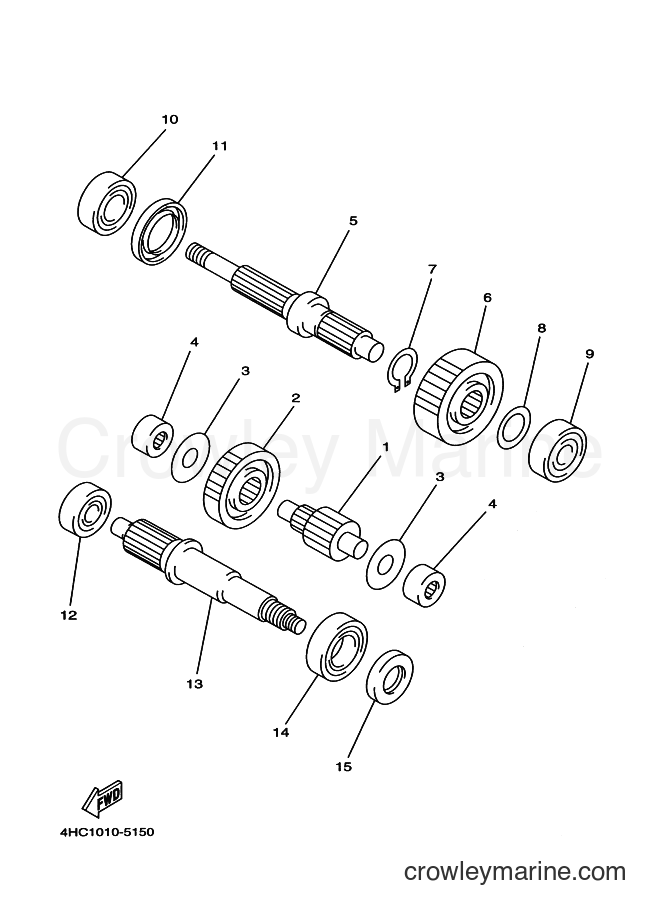 1997 Scooter YP250 - YP250 (4UC2) [030] - TRANSMISSION