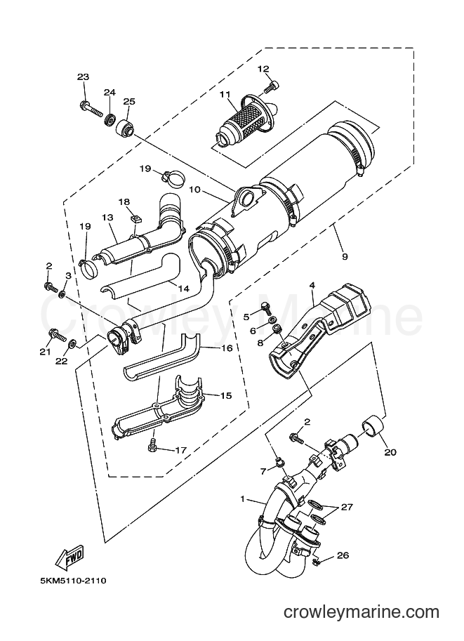 2002 ATV YFM660FWA - YFM660FWA (5KM3) [010] - EXHAUST