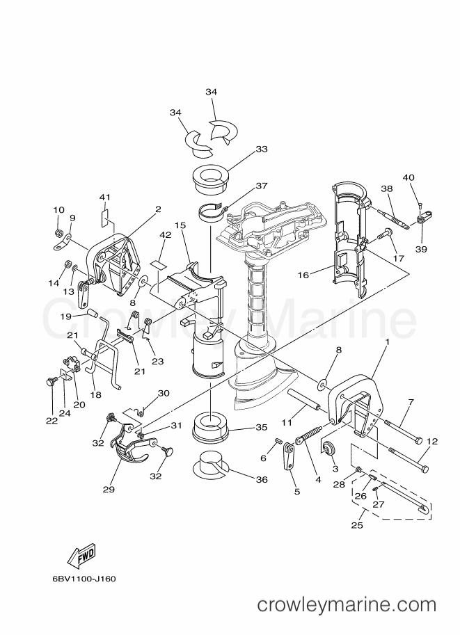 Yamaha Motors F4MHA (6BV3) [060] - BRACKET