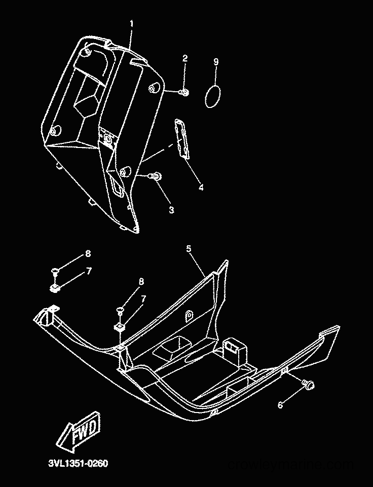 2001 Scooter CW50 - CW50 (5HG9) [020] - LEG SHIELD