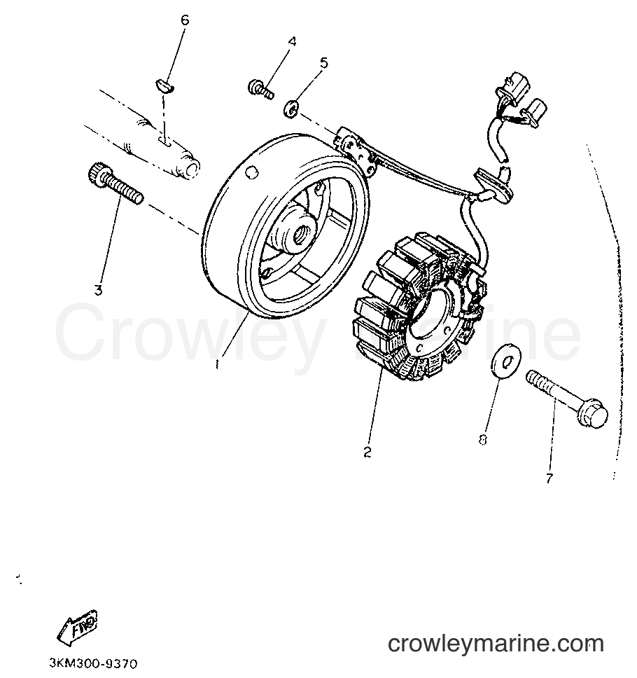 1990 Sport Bike FJ600 - FJ600 (3RC2) [010] - GENERATOR