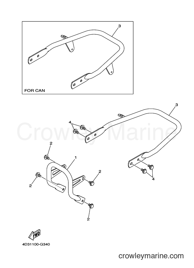 Yamaha Motors YFS250 (4D32) [010] - GUARD