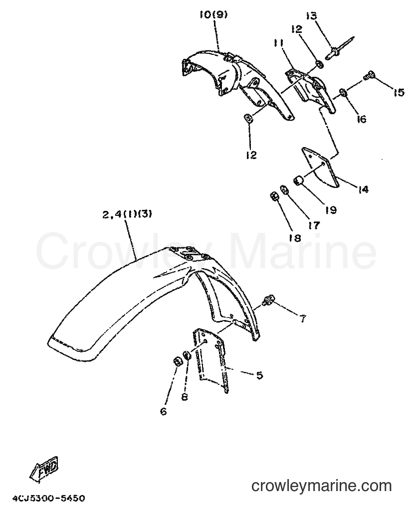 Yamaha Motors DT125R (4CJ6) [010] - ALTERNATE FOR CHASSIS