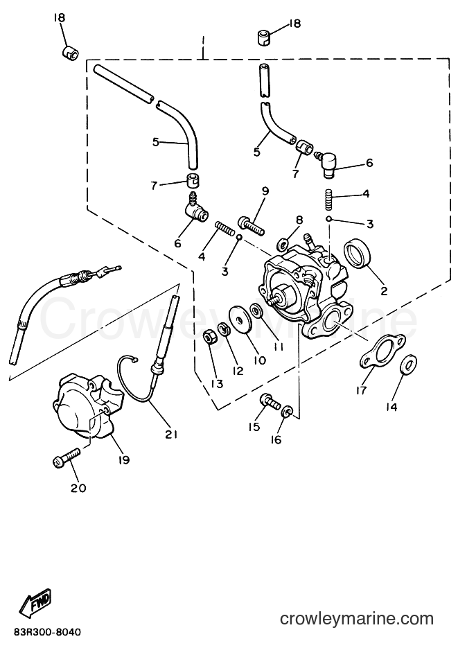 1992 Snowmobile VK540E - VK540E (86V4) [010] - OIL PUMP