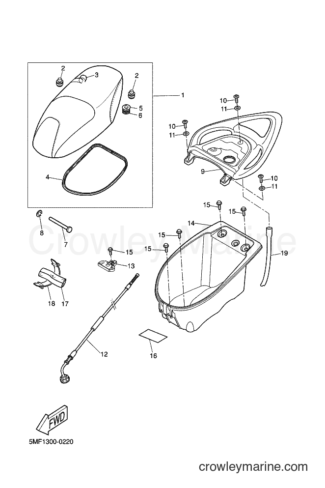 2000 Scooter XN125 - XN125 (5MF1) [010] - SEAT
