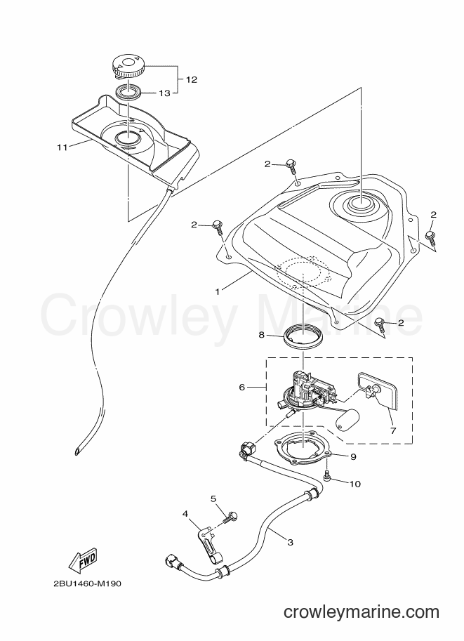 2014 Scooter AF115FX - AF115FX (2BU2) [010] - FUEL TANK