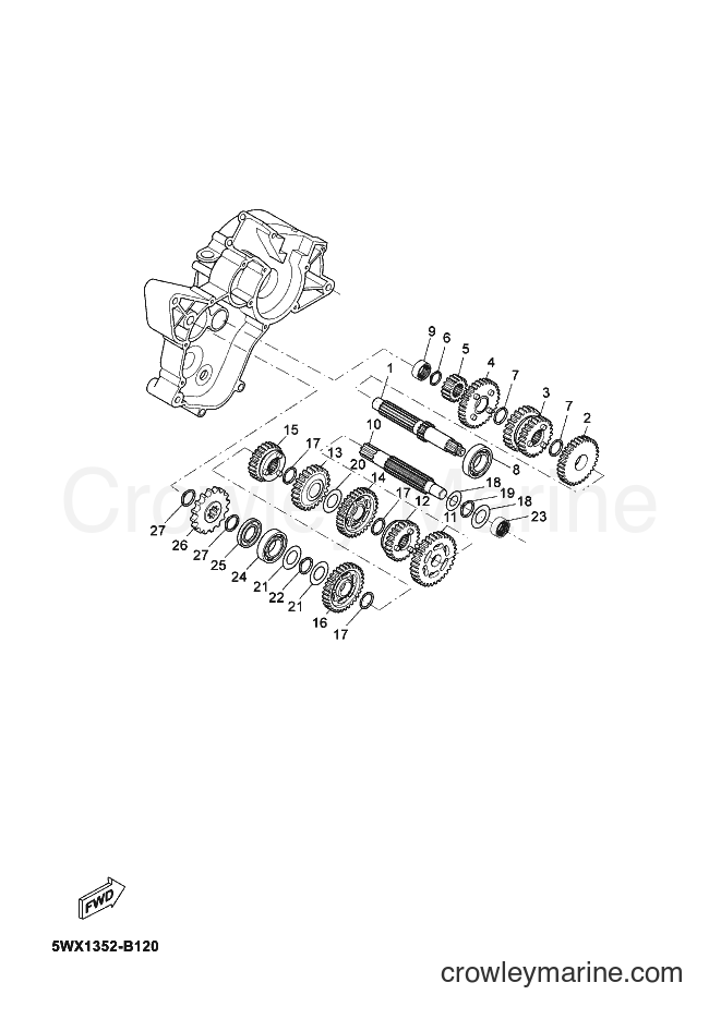 2005 Scooter TZR50 - TZR50 (5WXA) [030] - TRANSMISSION