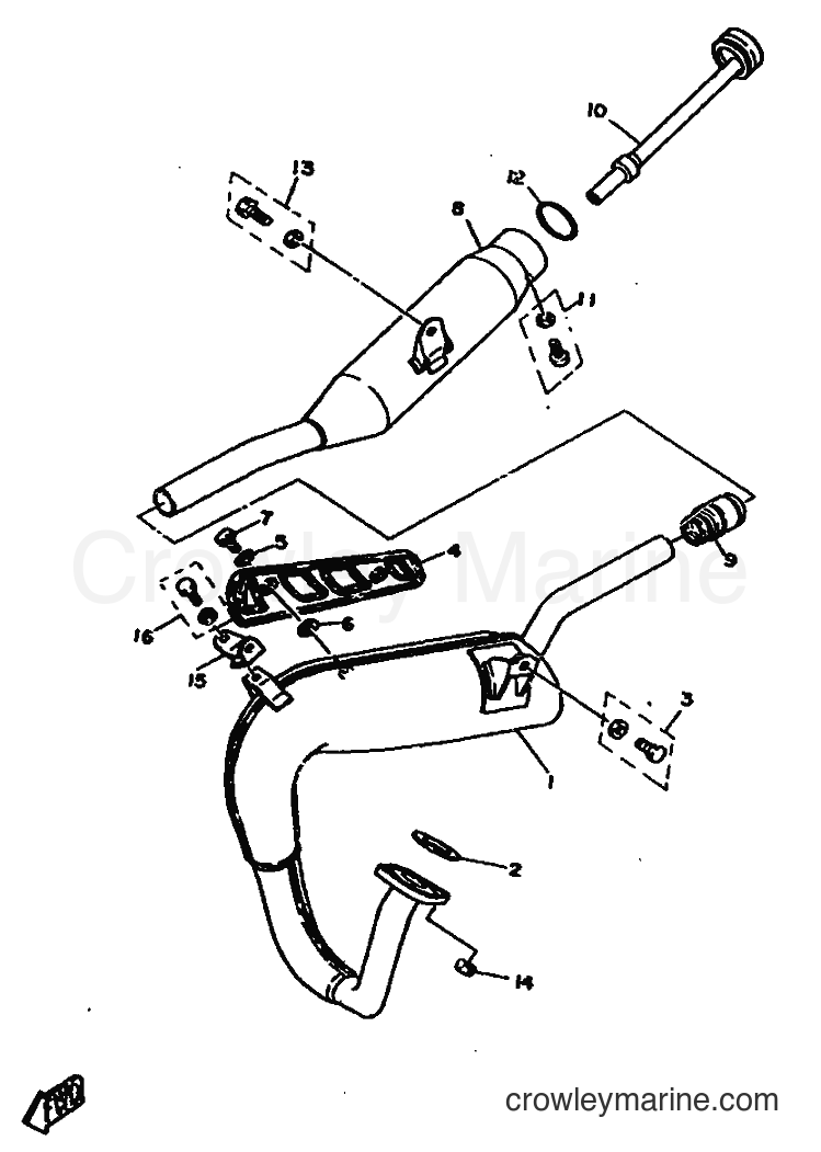 1987 Scooter DT75 - DT75 (2RY) [999] - ESCAPE