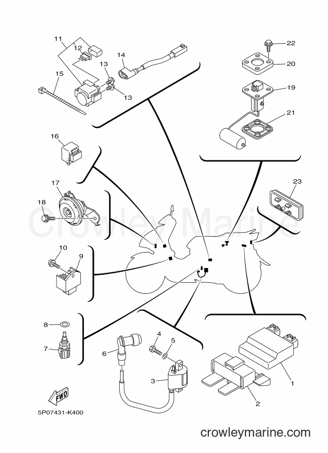 Yamaha Motors AT135 (5P07) [010] - ELECTRICAL 2