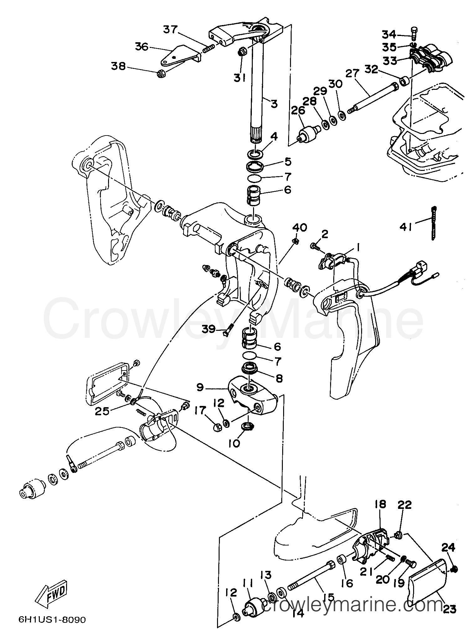 Yamaha Motors C90TLRW - BRACKET 2