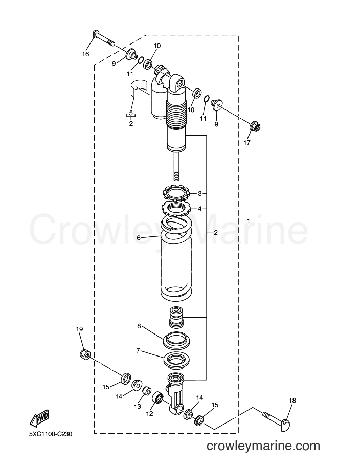 2004 Dirt Bike YZ250F - YZ250F (5XC2) [080] - REAR SUSPENSION