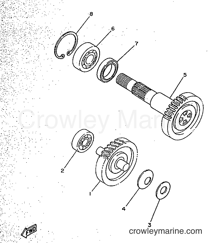 1996 Scooter CY50R - CY50R (3WG7) [999] - TRANSMISSION