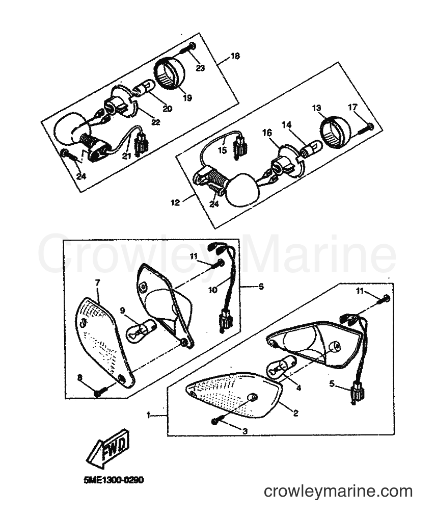 Yamaha Motors YQ100 (5ME1) [050] - FLASHER LIGHT