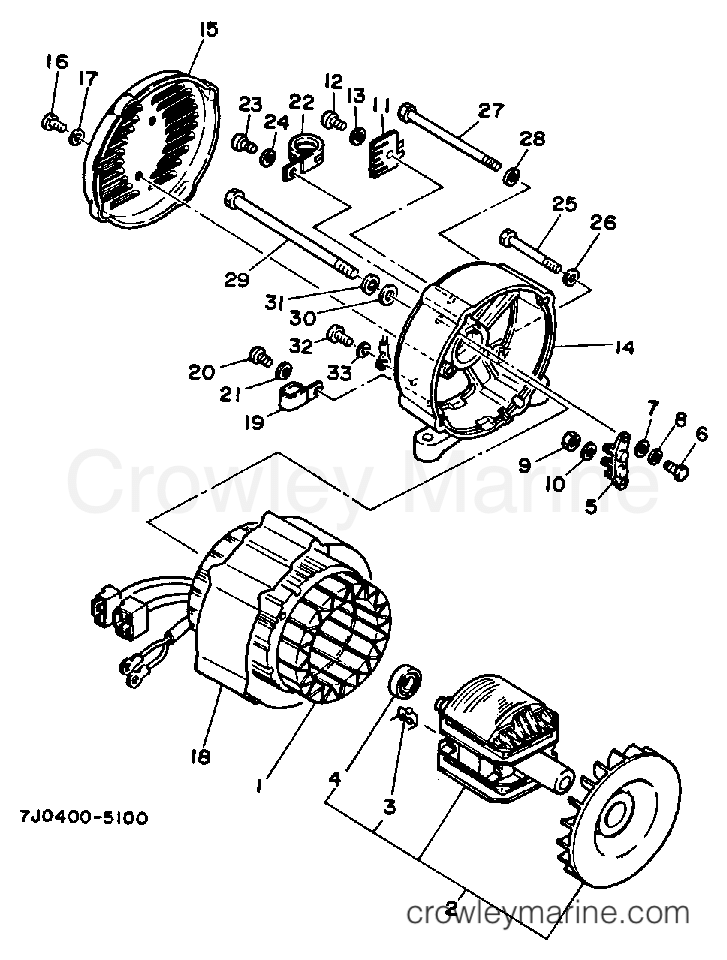 Yamaha Motors EF2000 - GENERATOR (800101~)