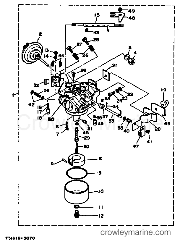 Yamaha Motors EF5000DVE - CARBURETOR