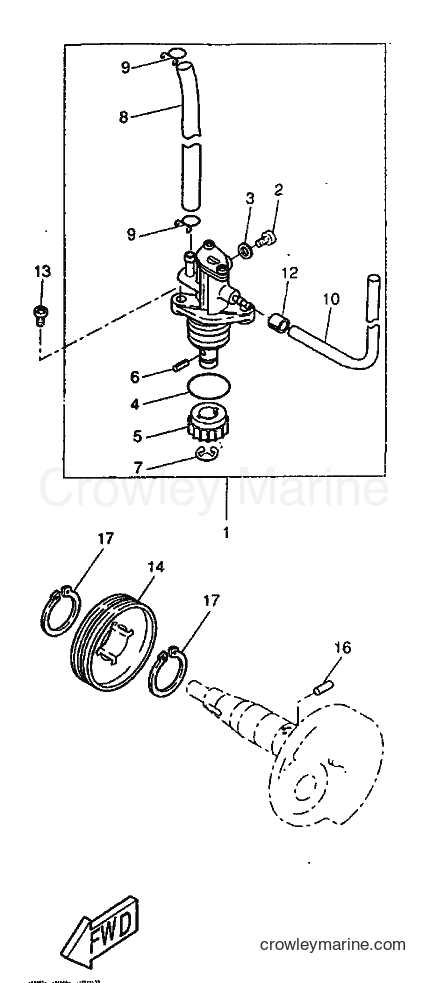 1998 Scooter CW50RS - CW50RS (4WB3) [010] - OIL PUMP