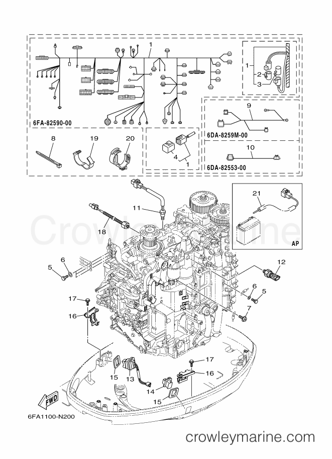 Yamaha Motors F175AET (6FA2) [030] - ELECTRICAL 4