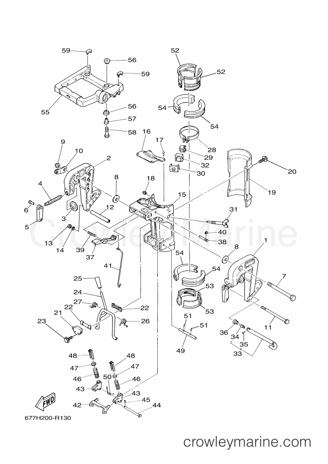 Yamaha Motors E8DMH (677H) [040] - BRACKET