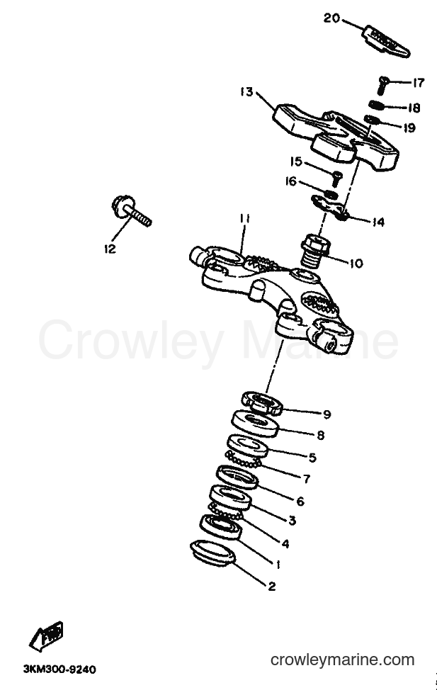 1990 Sport Bike FJ600 - FJ600 (3RC2) [010] - STEERING