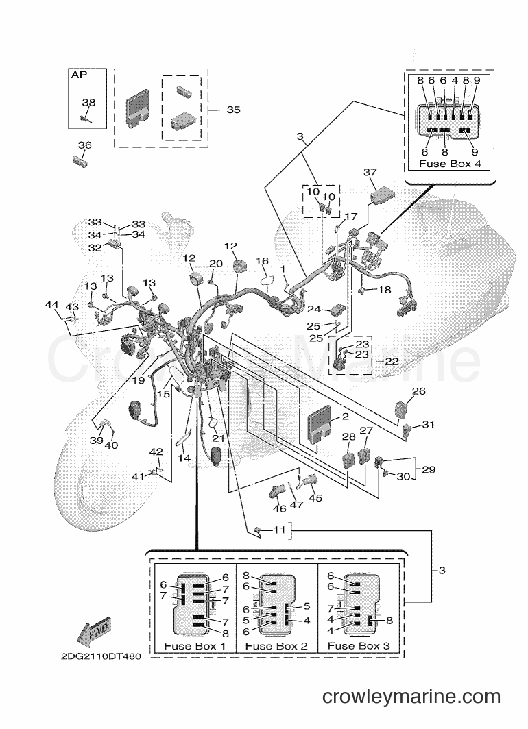 Yamaha Motors XV1900CFD (2DG6) [010] - ELECTRICAL 2