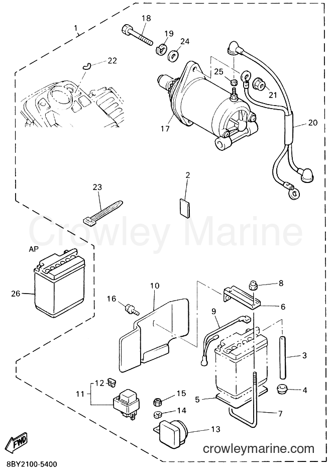 2001 Snowmobile ET410TR - ET410TR (8BY8) [030] - ALTERNATE FOR ELECTRICAL