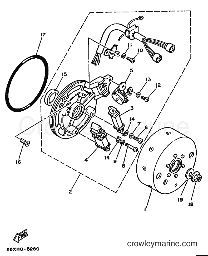 1988 ATV YFM80U - YFM80U (2FJ0) [045] - GENERATOR