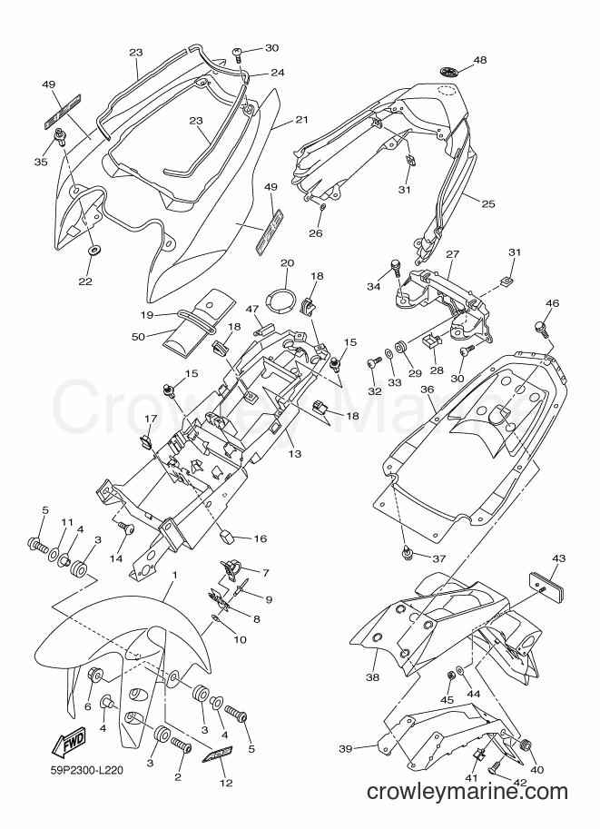 2012 Street Bike FZ8-NA - FZ8-NA (59P2) [010] - FENDER