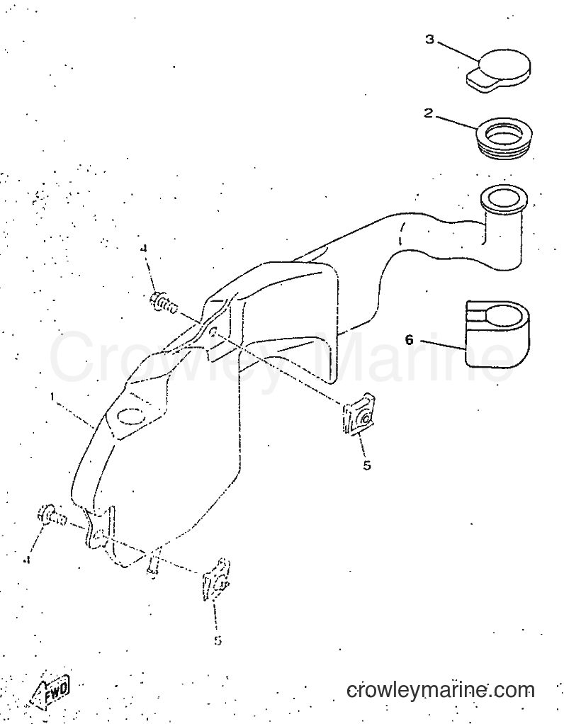 1998 Scooter YN50 - YN50 (5BW1) [010] - OIL TANK