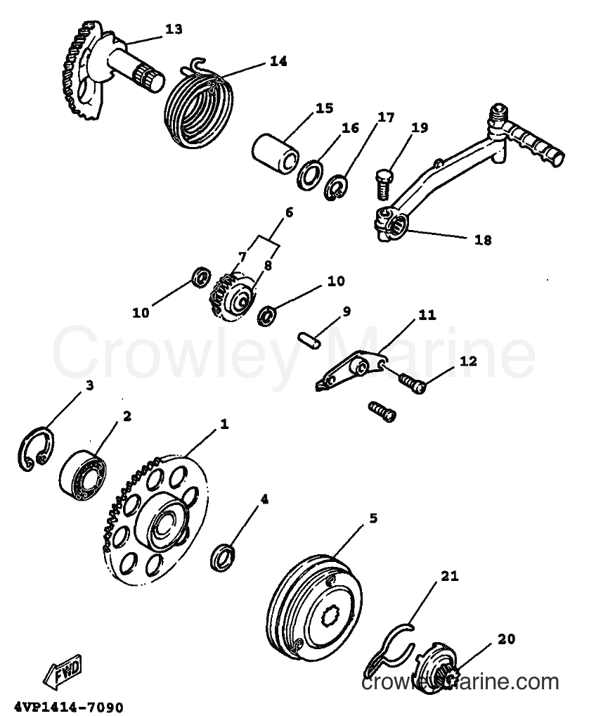 Yamaha Motors YW100 (4VPG) [010] - STARTER