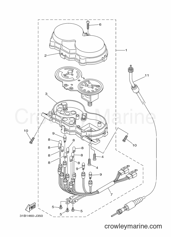 Yamaha Motors T115SEC (31B6) [010] - METER