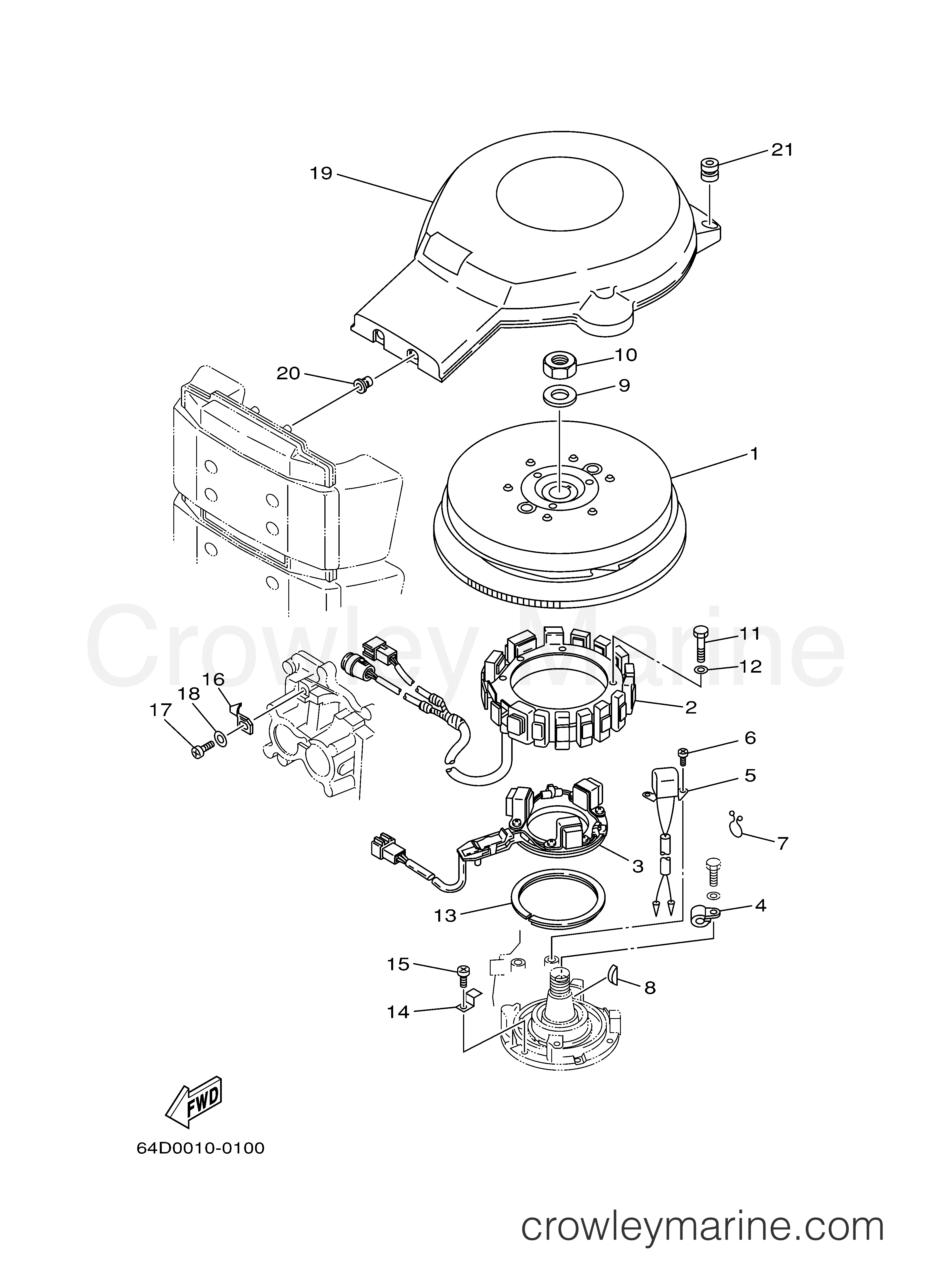 Yamaha Motors 150TJRY - GENERATOR