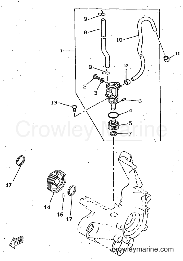 1998 Scooter CW50RSP - CW50RSP (4WK5) [010] - OIL PUMP