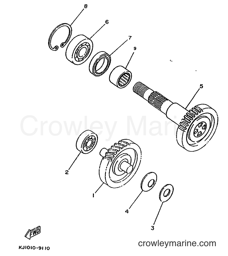 1995 Scooter YE80 - YE80 (4JC4) [999] - TRANSMISSION