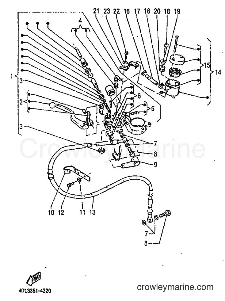 Yamaha Motors TZR125 (4DL3) [999] - FRONT MASTER CYLINDER