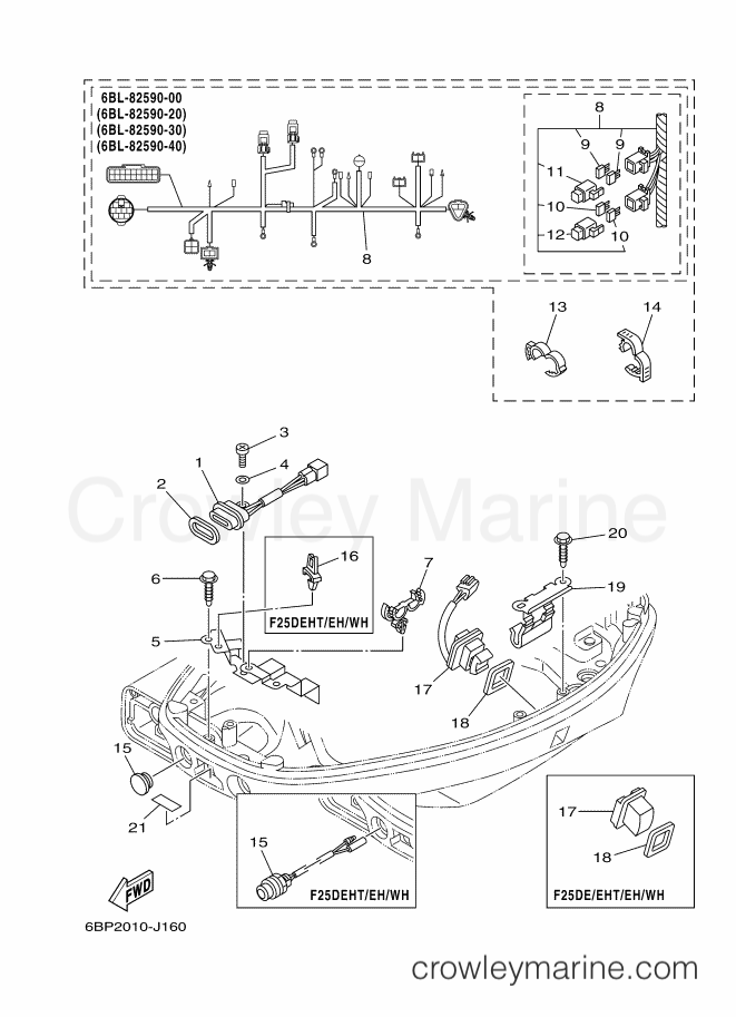 Yamaha Motors F25DEHTX (6BP3) [400] - ELECTRICAL 5