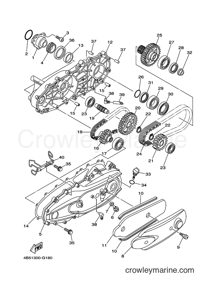 Yamaha Motors XP500A (4B59) [060] - SUB TRANSMISSION