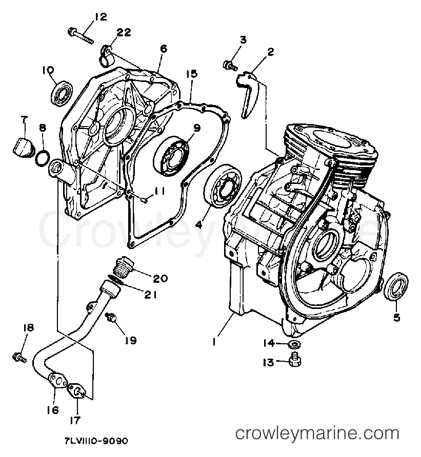 Yamaha Motors EF6000E - CRANKCASE