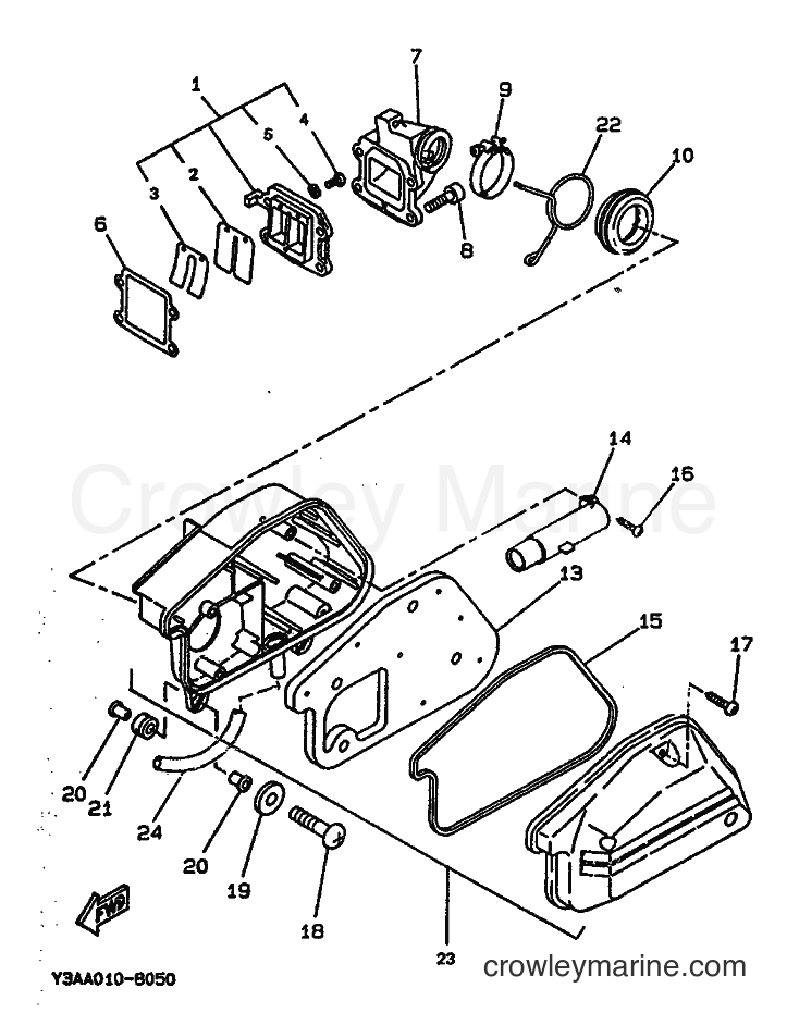 1992 Scooter CW65 - CW65 (4GP1) [999] - INTAKE