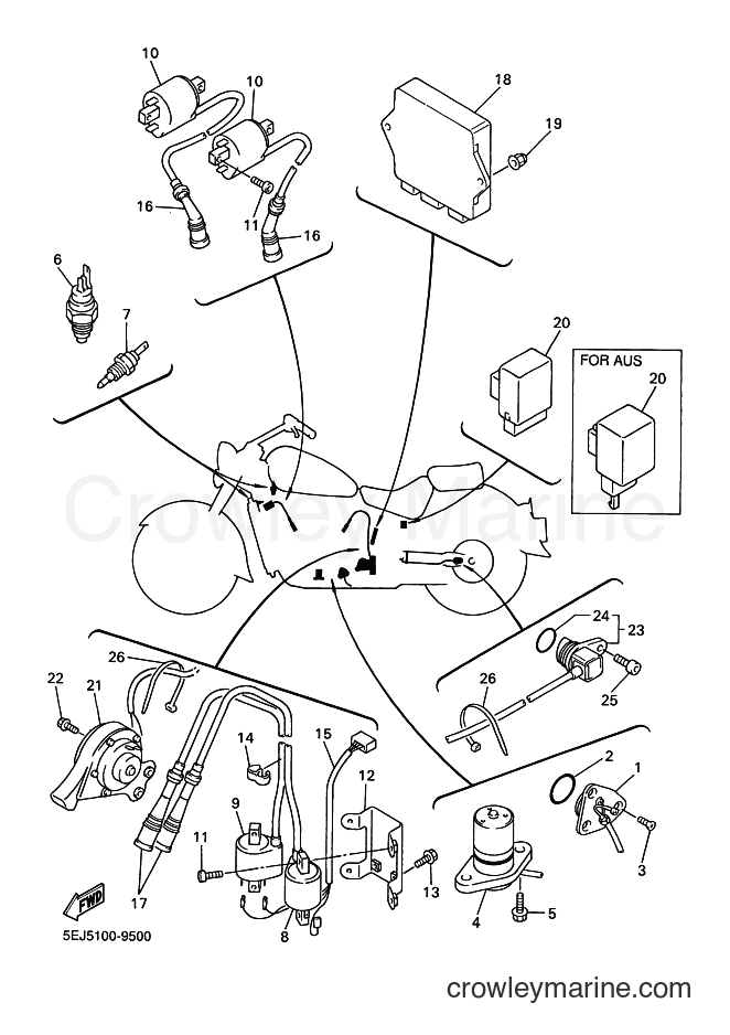 Yamaha Motors XVZ13LT (4YEF) [020] - ELECTRICAL 2