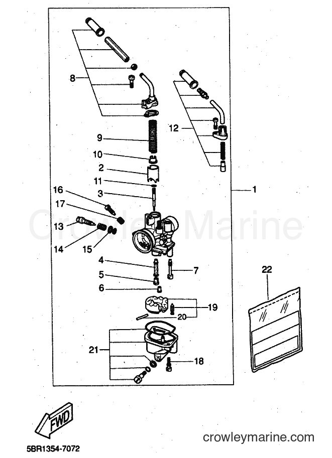 2000 Scooter YQ50L - YQ50L (5KH8) [010] - CARBURETOR