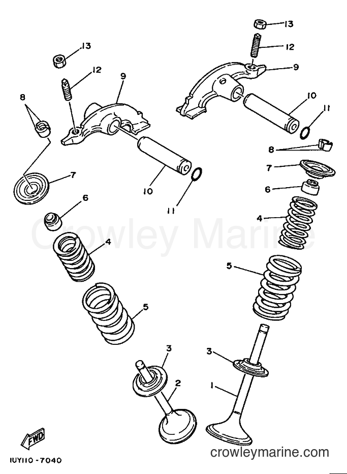 1988 ATV YFP350 - YFP350 (2TX0) [015] - VALVE