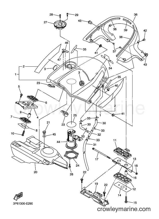 2006 Sport Bike FJR1300A - FJR1300A (3P61) [080] - FUEL TANK