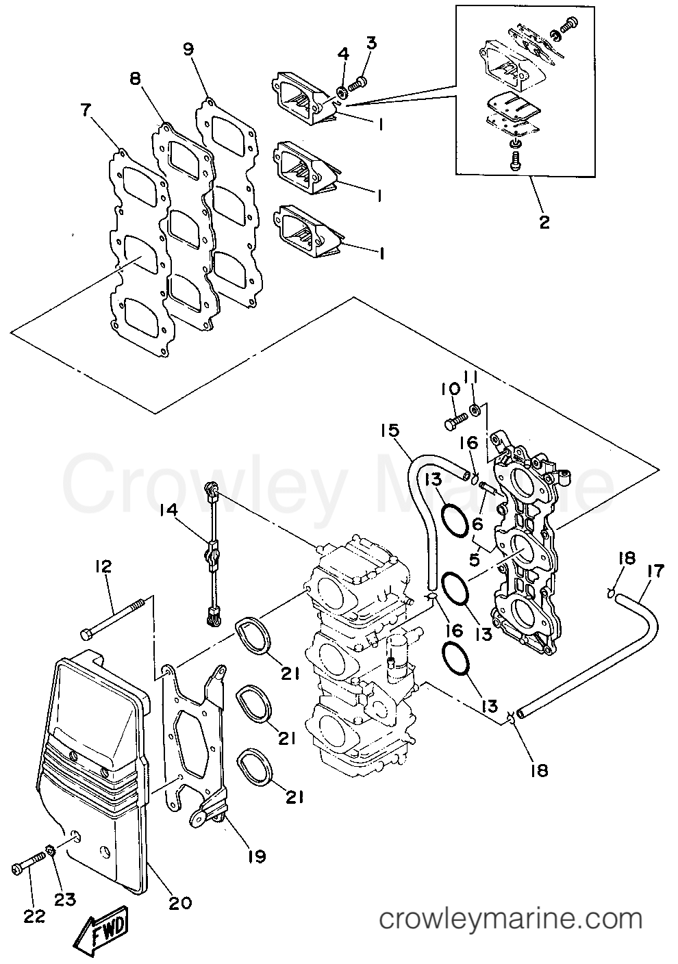 Yamaha Motors 70TLRT - INTAKE